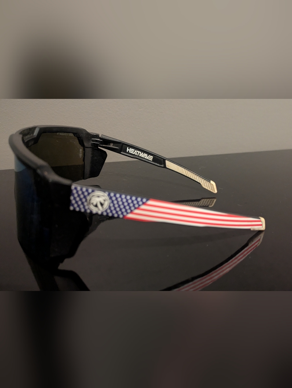 Heatwave Sunglasses with American Flag Temples